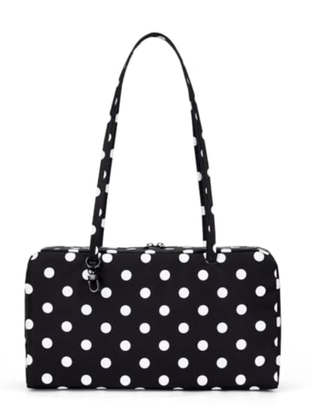 Nylon Bowler Bag Slouchy Tote Hobo Shoulder Bag for Women Travel Work